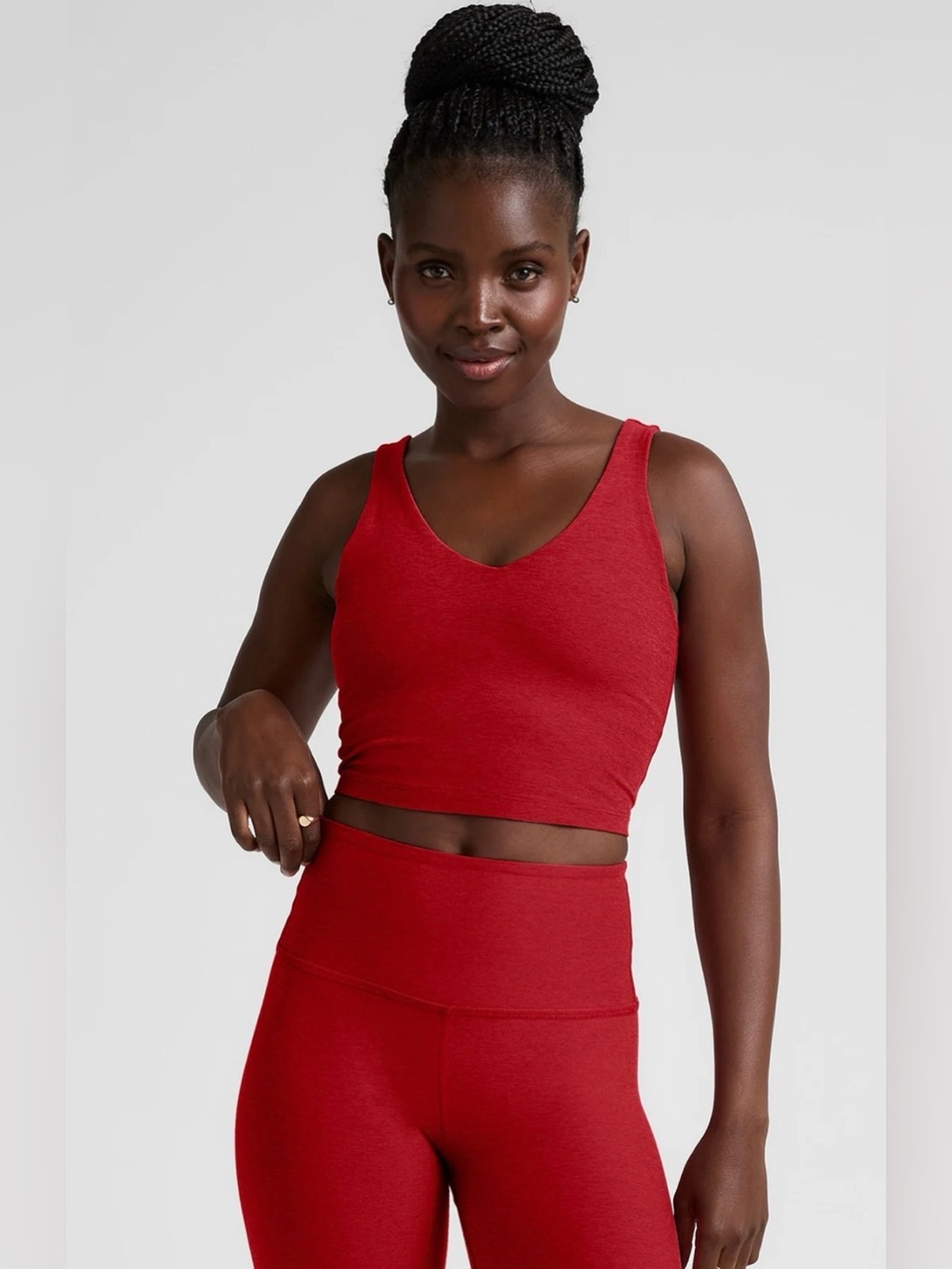 NWT Beyond Yoga 2 piece set Good day crop tank and out of pocket midi size small